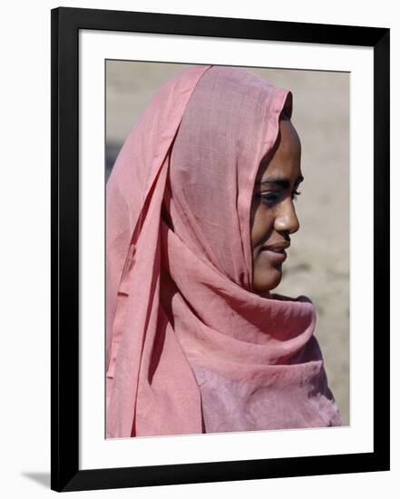 Nubian Women Wear Bright Dresses and Headscarves Even Though They are Muslims-Nigel Pavitt-Framed Photographic Print