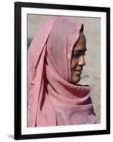 Nubian Women Wear Bright Dresses and Headscarves Even Though They are Muslims-Nigel Pavitt-Framed Photographic Print