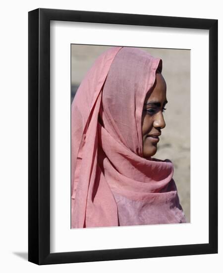 Nubian Women Wear Bright Dresses and Headscarves Even Though They are Muslims-Nigel Pavitt-Framed Photographic Print