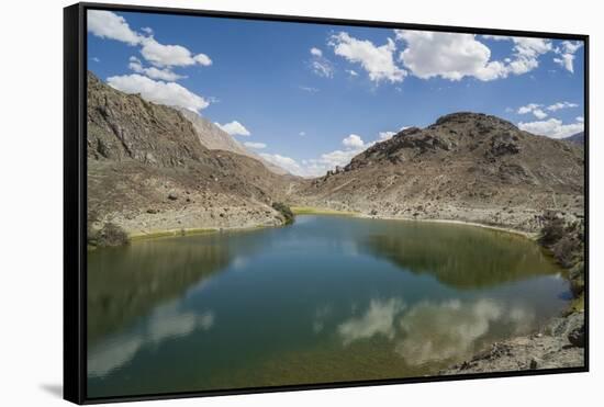 Nubra Valley, Panamik Thermal Lake-Guido Cozzi-Framed Stretched Canvas