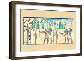 Nubti and Thothmes-J. Gardner Wilkinson-Framed Art Print