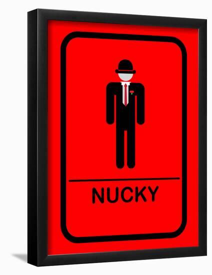 Nucky Bathroom 2-null-Framed Poster