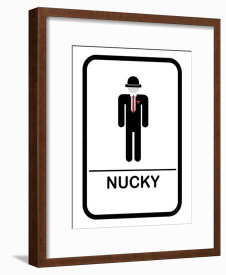 Nucky Bathroom-null-Framed Poster