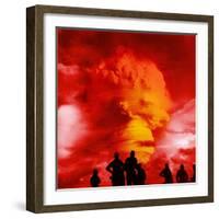 Nuclear Detonation-Science Source-Framed Giclee Print