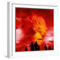 Nuclear Detonation-Science Source-Framed Giclee Print