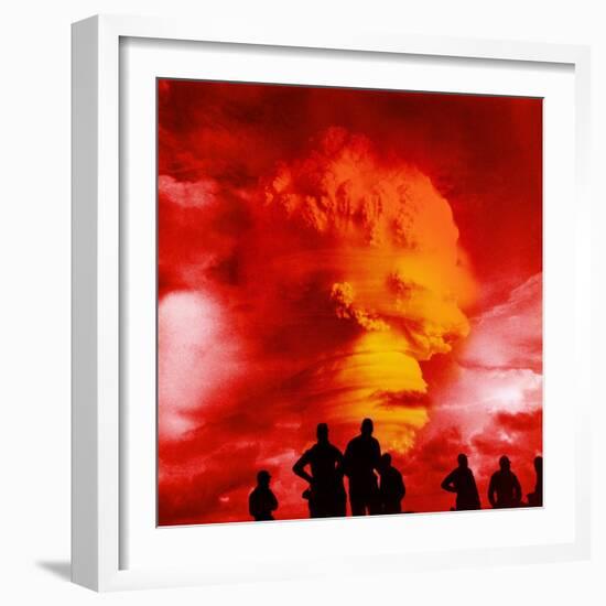 Nuclear Detonation-Science Source-Framed Giclee Print
