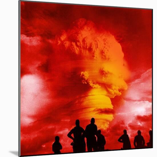 Nuclear Detonation-Science Source-Mounted Giclee Print