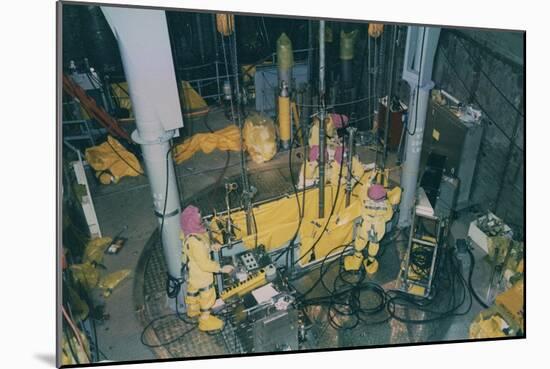 Nuclear Engineers Inside Unit 2 of the Three Mile Island Nuclear Station, April 1979-null-Mounted Photo