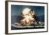 Nuclear Explosion Met in Nevada Desert-null-Framed Photographic Print