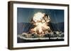 Nuclear Explosion Met in Nevada Desert-null-Framed Photographic Print