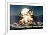 Nuclear Explosion Met in Nevada Desert-null-Framed Photographic Print