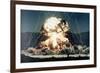 Nuclear Explosion Met in Nevada Desert-null-Framed Photographic Print