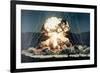 Nuclear Explosion Met in Nevada Desert-null-Framed Photographic Print