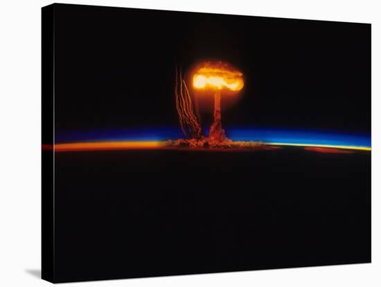 Nuclear Explosion-Stocktrek Images-Stretched Canvas