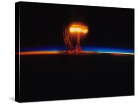 Nuclear Explosion-Stocktrek Images-Stretched Canvas