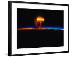 Nuclear Explosion-Stocktrek Images-Framed Photographic Print