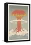 Nuclear Explosion-apartment-Framed Stretched Canvas