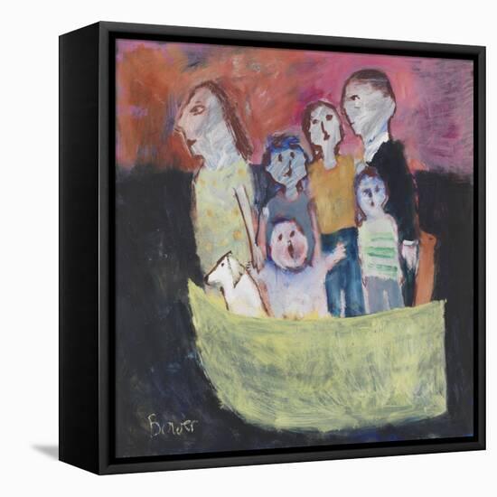 Nuclear Family; 2011-Susan Bower-Framed Stretched Canvas