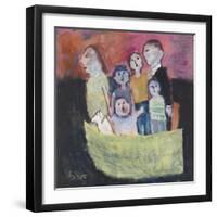 Nuclear Family; 2011-Susan Bower-Framed Giclee Print