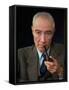 Nuclear Physicist Dr. J. Robert Oppenheimer-Alfred Eisenstaedt-Framed Stretched Canvas