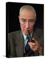Nuclear Physicist Dr. J. Robert Oppenheimer-Alfred Eisenstaedt-Stretched Canvas