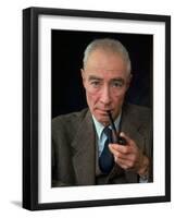 Nuclear Physicist Dr. J. Robert Oppenheimer-Alfred Eisenstaedt-Framed Premium Photographic Print