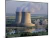 Nuclear Power Station of Saint Laurent-Des-Eaux, Pays De Loire, Loire Valley, France-Bruno Barbier-Mounted Photographic Print