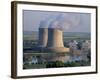 Nuclear Power Station of Saint Laurent-Des-Eaux, Pays De Loire, Loire Valley, France-Bruno Barbier-Framed Photographic Print