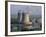 Nuclear Power Station of Saint Laurent-Des-Eaux, Pays De Loire, Loire Valley, France-Bruno Barbier-Framed Photographic Print