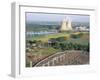 Nuclear Power Station of Saint Laurent-Des-Eaux, Pays De Loire, Loire Valley, France-Bruno Barbier-Framed Photographic Print