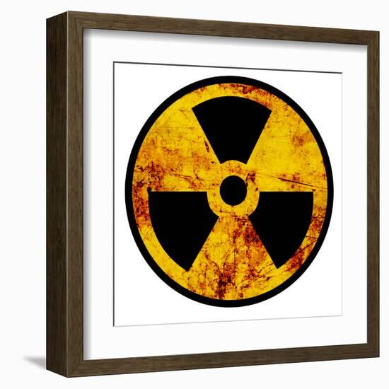 Nuclear Sign-argus456-Framed Art Print