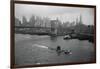 Nuclear Submarine Passing New York View-null-Framed Photographic Print