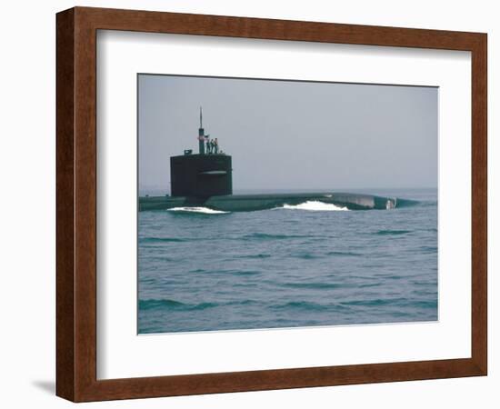 Nuclear Submarine, United States Navy-David Lomax-Framed Photographic Print