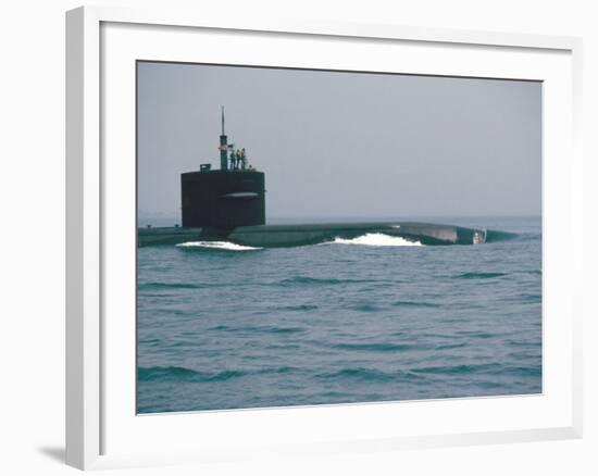 Nuclear Submarine, United States Navy-David Lomax-Framed Photographic Print