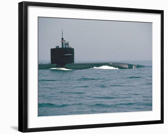 Nuclear Submarine, United States Navy-David Lomax-Framed Photographic Print