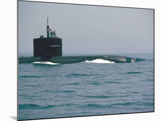Nuclear Submarine, United States Navy-David Lomax-Mounted Photographic Print