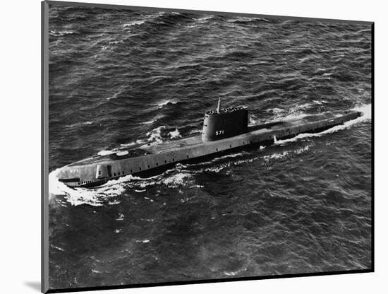 Nuclear Submarine USS Nautilus-null-Mounted Photographic Print