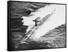 Nuclear Submarine USS Sam Rayburn in the Ocean-null-Framed Stretched Canvas