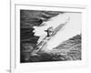 Nuclear Submarine USS Sam Rayburn in the Ocean-null-Framed Photographic Print