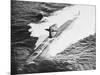 Nuclear Submarine USS Sam Rayburn in the Ocean-null-Mounted Photographic Print