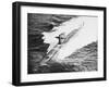 Nuclear Submarine USS Sam Rayburn in the Ocean-null-Framed Photographic Print