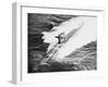 Nuclear Submarine USS Sam Rayburn in the Ocean-null-Framed Photographic Print