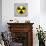 Nuclear Symbol-Bananaboy-Art Print displayed on a wall