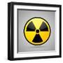 Nuclear Symbol-Bananaboy-Framed Art Print