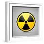 Nuclear Symbol-Bananaboy-Framed Art Print