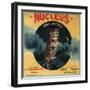 Nucleus Owl Brand - Ontario, California - Citrus Crate Label-Lantern Press-Framed Art Print