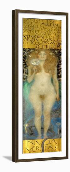 Nuda Veritas, 1899-Gustav Klimt-Framed Premium Giclee Print