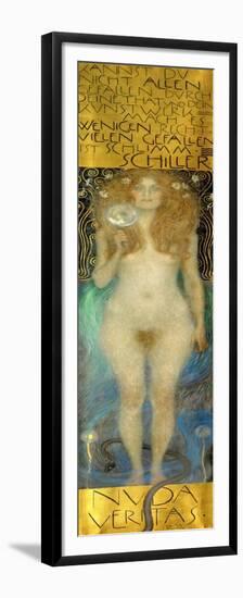 Nuda Veritas, 1899-Gustav Klimt-Framed Premium Giclee Print