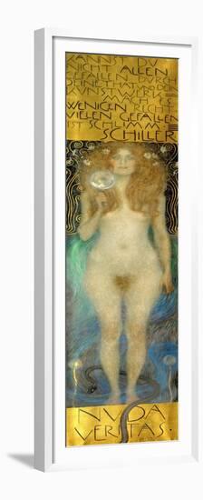Nuda Veritas, 1899-Gustav Klimt-Framed Premium Giclee Print
