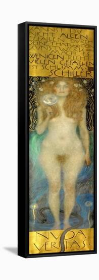 Nuda Veritas, 1899-Gustav Klimt-Framed Stretched Canvas